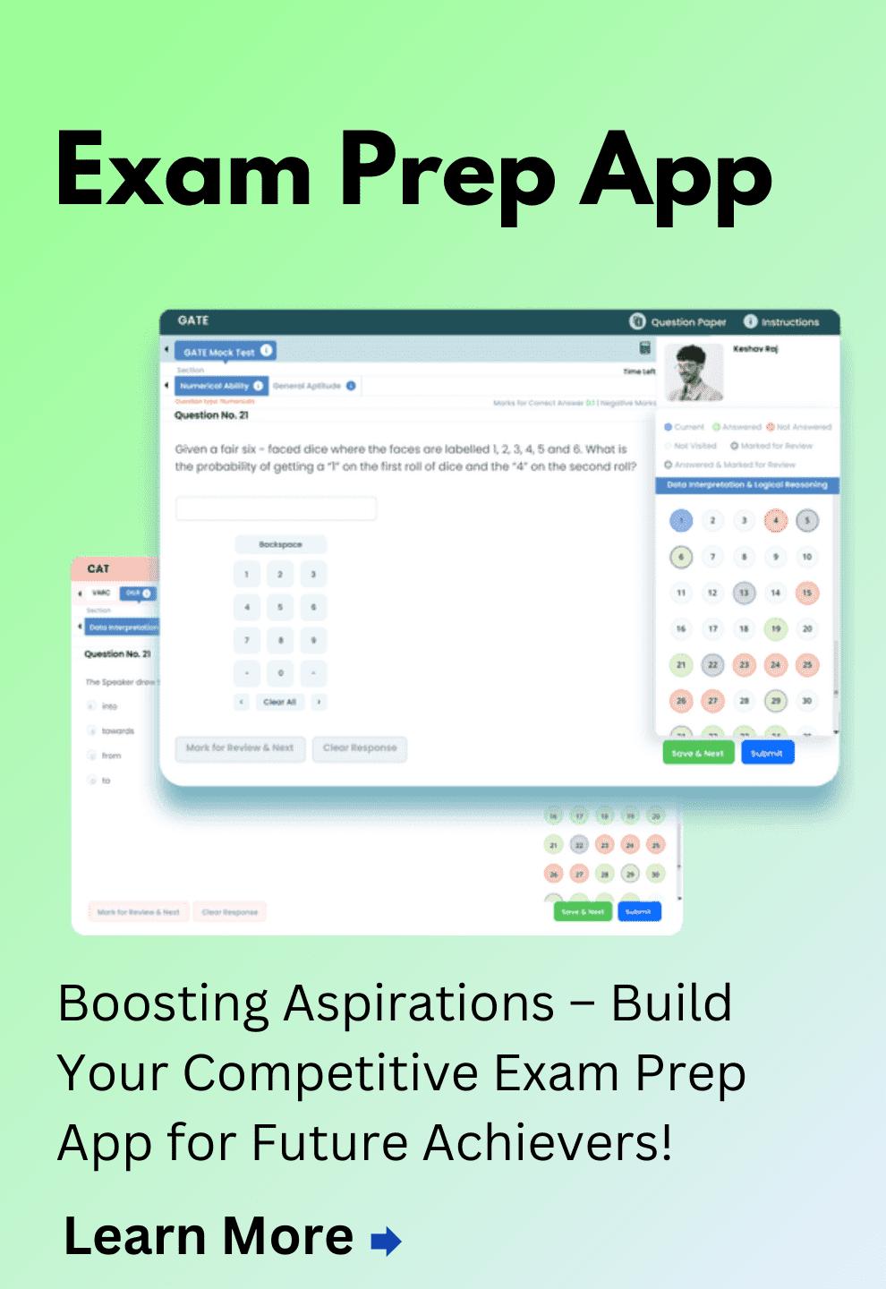Exam Prep App with LMH Connect